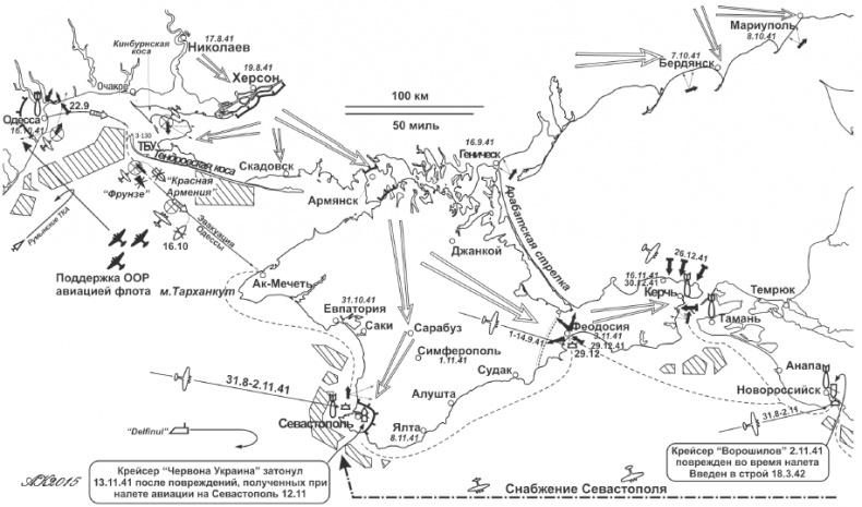 Черноморский флот в Великой Отечественной войне. Краткий курс боевых действий