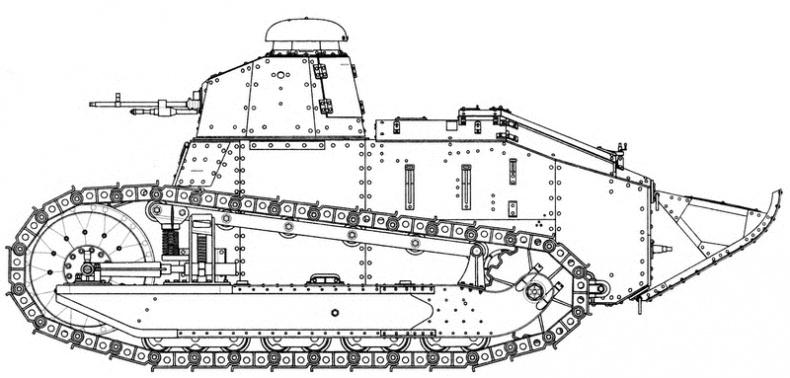 Танк № 1 «Рено ФТ-17»