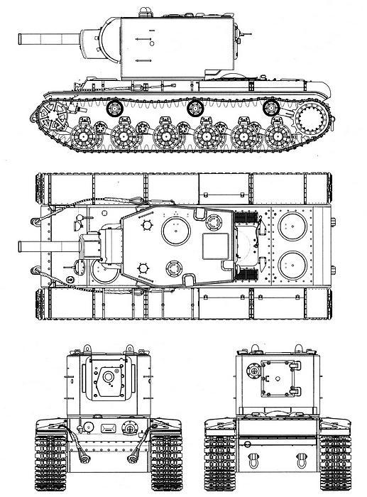 Танк прорыва КВ. "Клим Ворошилов"