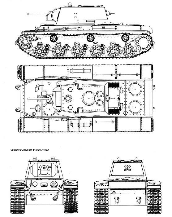 Танк прорыва КВ. "Клим Ворошилов"