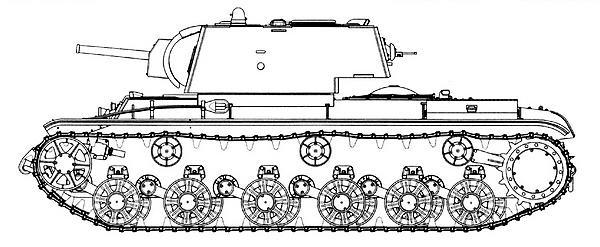 Танк прорыва КВ. "Клим Ворошилов"