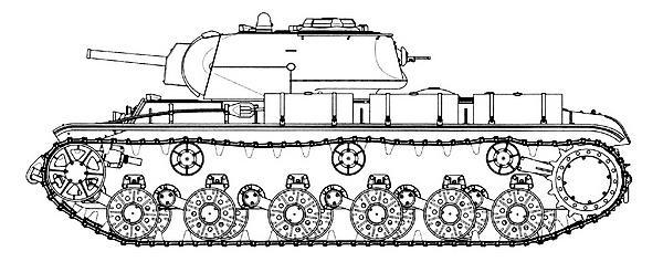 Танк прорыва КВ. "Клим Ворошилов"