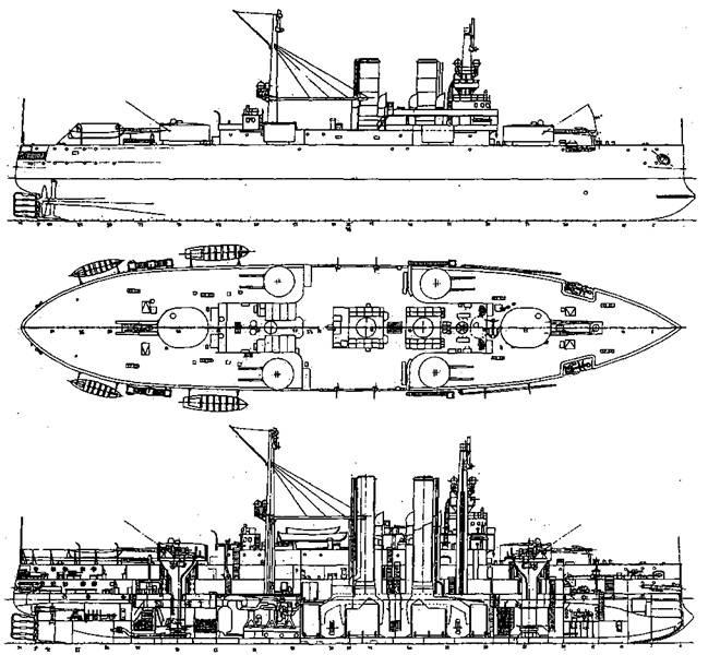 Эскадренный броненосец “Ростислав”. (1893-1920 гг.)