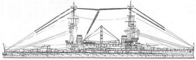 Линейные корабли “Эджинкорт”, “Канада” и “Эрин”. 1910-1922 гг.