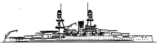 Линейные корабли Соединенных Штатов Америки. Часть II. Линкоры типов “New York”, “Oklahoma” и “Pennsylvania”