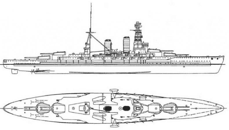 Линейные корабли типа &quot;Нагато&quot;. 1911-1945 гг.