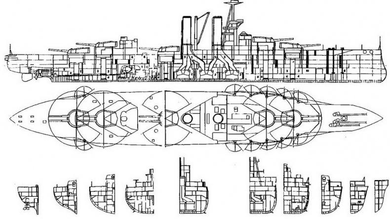 Линейные корабли типа “Орион”. 1908-1930 гг.