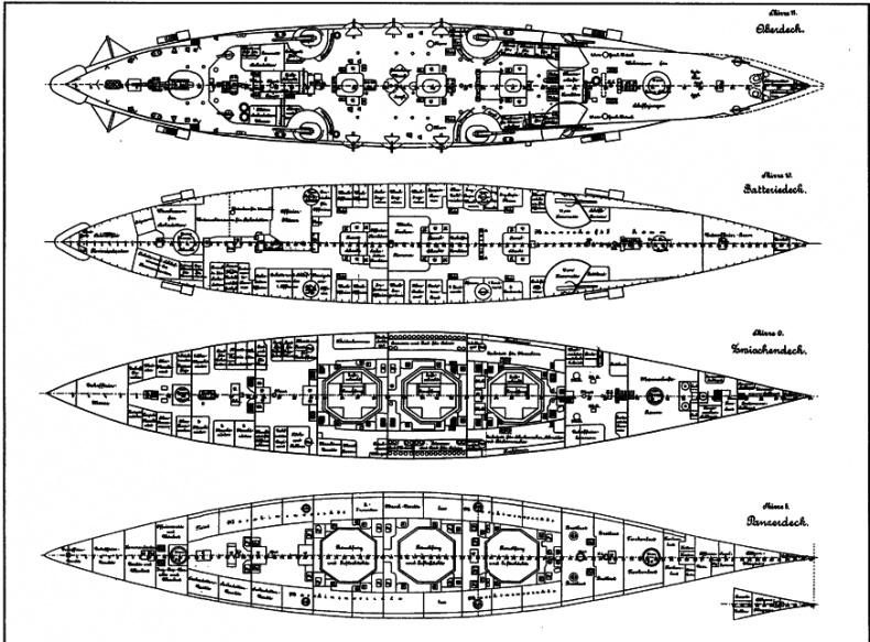 Броненосные крейсера Германии. Часть I