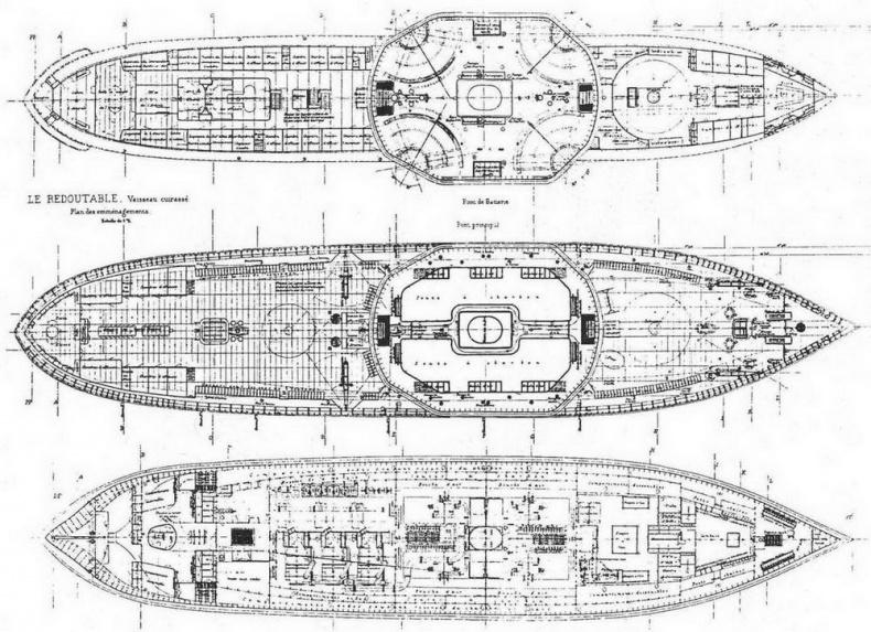 Броненосцы типа “Редутабль&quot; (1871-1921)