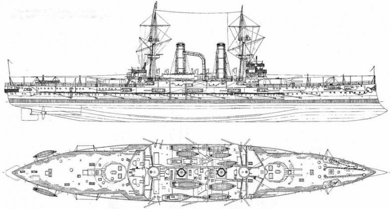 Броненосцы типов “Центурион”, “Ринаун” и “Трайомф”. 1890-1920 гг.