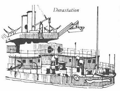 Брустверно-башенные броненосцы “Глаттон”, “Девастейшен”, “Тандерер” и “Дредноут”. 1868-1908 гг.