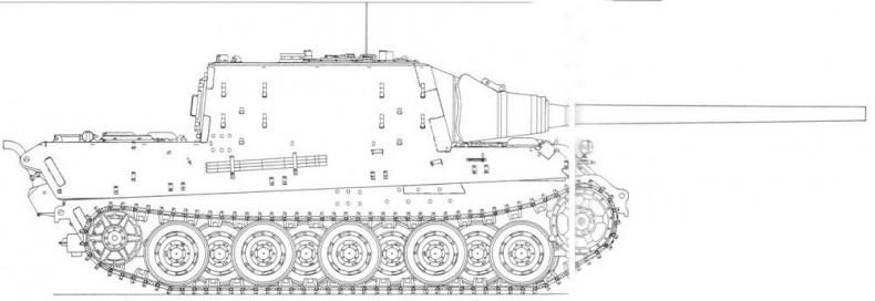«Ягдтигр» самый большой истребитель танков